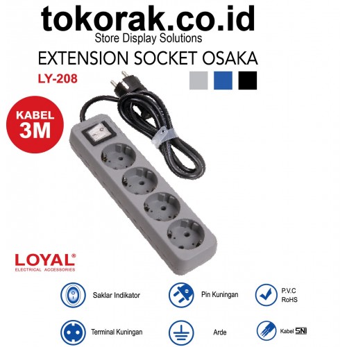 STOP KONTAK OSAKA 4LB 3MTR LY- 208
