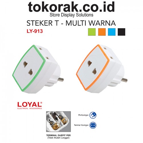 STEKER T MULTI LY - 913 COLOKAN 3 CABANG