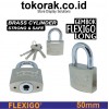 GEMBOK FLEXIGO BRASS 40MM & 50MM PJG SHERLOCK RUMAH GUDANG TOKO